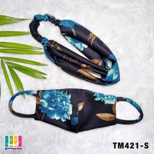 Annaella Headband / Turban & Face Mask Set, TM421S